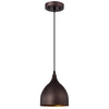 Chloe Lighting Walter Industrial 1 Light Oil Rubbed Bronze Mini Pendant Ceiling Fixture 7’’ Wide CHL-CH58070RB07-DP1