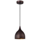 Chloe Lighting Walter Industrial 1 Light Oil Rubbed Bronze Mini Pendant Ceiling Fixture 7’’ Wide CHL-CH58070RB07-DP1