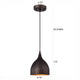 Chloe Lighting Walter Industrial 1 Light Oil Rubbed Bronze Mini Pendant Ceiling Fixture 7’’ Wide CHL-CH58070RB07-DP1