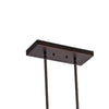 34 Inches Industrial 5 Light Metal Linear Pendant Bronze CHL-CH59059RB34-UP5