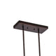 34 Inches Industrial 5 Light Metal Linear Pendant Bronze CHL-CH59059RB34-UP5