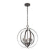 CHLOE Lighting OSBERT Industrial-style 4 Light Rubbed Bronze Ceiling Pendant 16" Wide