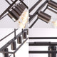 CHLOE Lighting IRONCLAD Industrial 5 Light Oil Rubbed Bronze Island Pendant 33’’ Wide CHL-CH6D801RB33-DP5