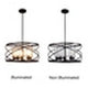 CHLOE Lighting IRONCLAD Industrial-Style Oil Rubbed Bronze 5 Light Large Pendant 23’’ Wide CHL-CH6D804RB23-DP5