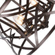 CHLOE Lighting ALINA Farmhouse 5 Light Oil Rubbed Bronze Finish Ceiling Pendant 21’’ Wide CHL-CH6H801RB21-UP5