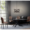 CHLOE Lighting ALINA Farmhouse 5 Light Oil Rubbed Bronze Finish Ceiling Pendant 21’’ Wide CHL-CH6H801RB21-UP5
