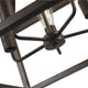 CHLOE Lighting RYDER Farmhouse 5 Light Antique Wood Finish Hanging Ceiling Pendant 20’’ Wide CHL-CH6H805AW20-UP5