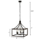 CHLOE Lighting RYDER Farmhouse 5 Light Antique Wood Finish Hanging Ceiling Pendant 20’’ Wide CHL-CH6H805AW20-UP5