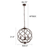 CHLOE Lighting JERICHO Farmhouse 3 Light Oil Rubbed Bronze Ceiling Pendant 19’’ Wide CHL-CH6H807RB19-UP3
