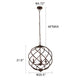 CHLOE Lighting JERICHO Farmhouse 3 Light Oil Rubbed Bronze Ceiling Pendant 19’’ Wide CHL-CH6H807RB19-UP3