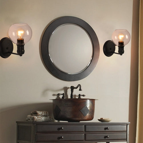 CHLOE Lighting OXA Transitional 1 Light Matt Black Indoor Wall Sconce 6’’ Wide CHL-CH6S001BK06-WS1