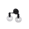 CHLOE Lighting OXA Transitional 2 Light Matt Black Vanity Bathlight 14’’ Wide CHL-CH6S001BK14-BL2