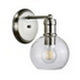 CHLOE Lighting OXA Transitional 1 Light Brushed Nickel Indoor Wall Sconce 6’’ Wide CHL-CH6S001BN06-WS1
