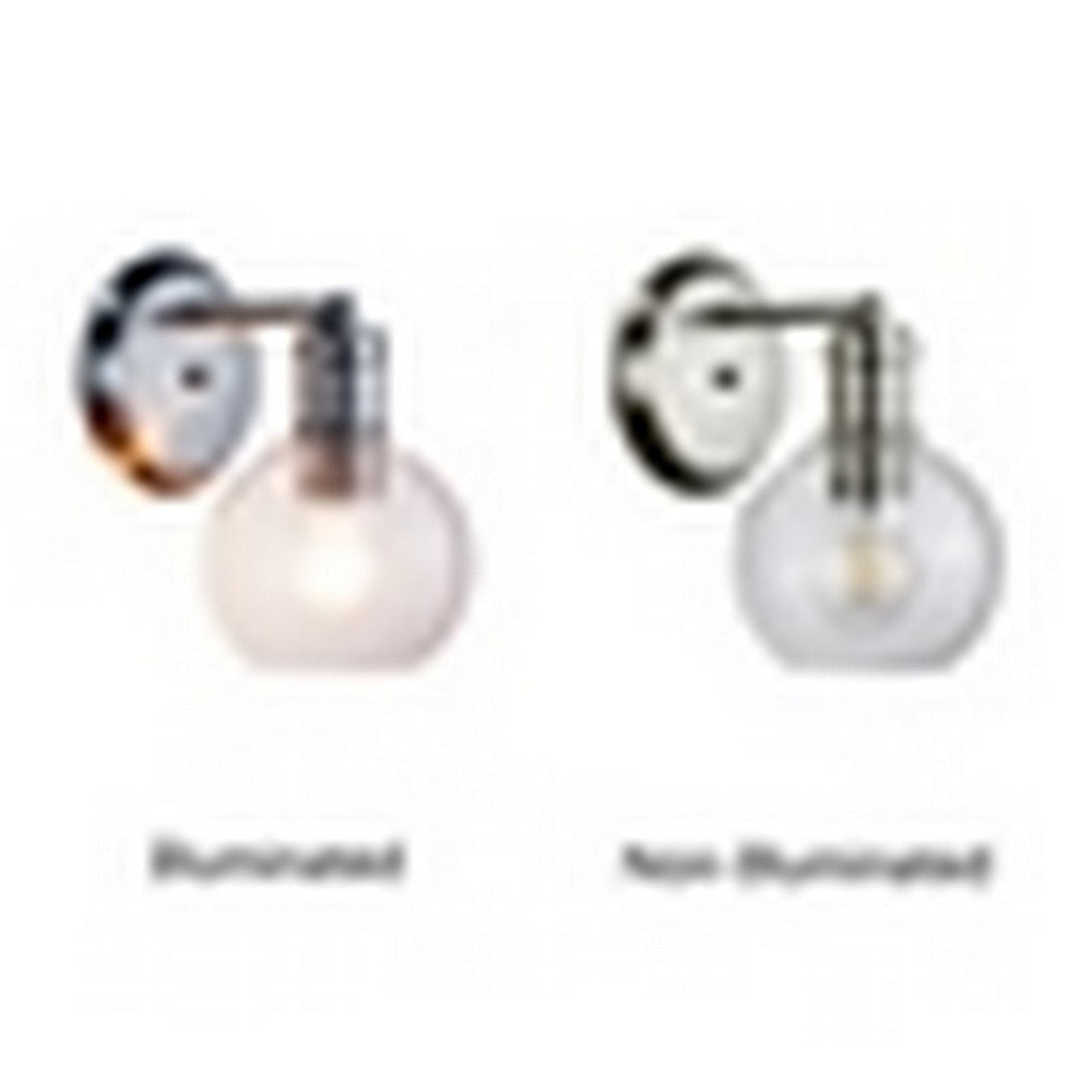 CHLOE Lighting OXA Transitional 1 Light Brushed Nickel Indoor Wall Sconce 6’’ Wide CHL-CH6S001BN06-WS1