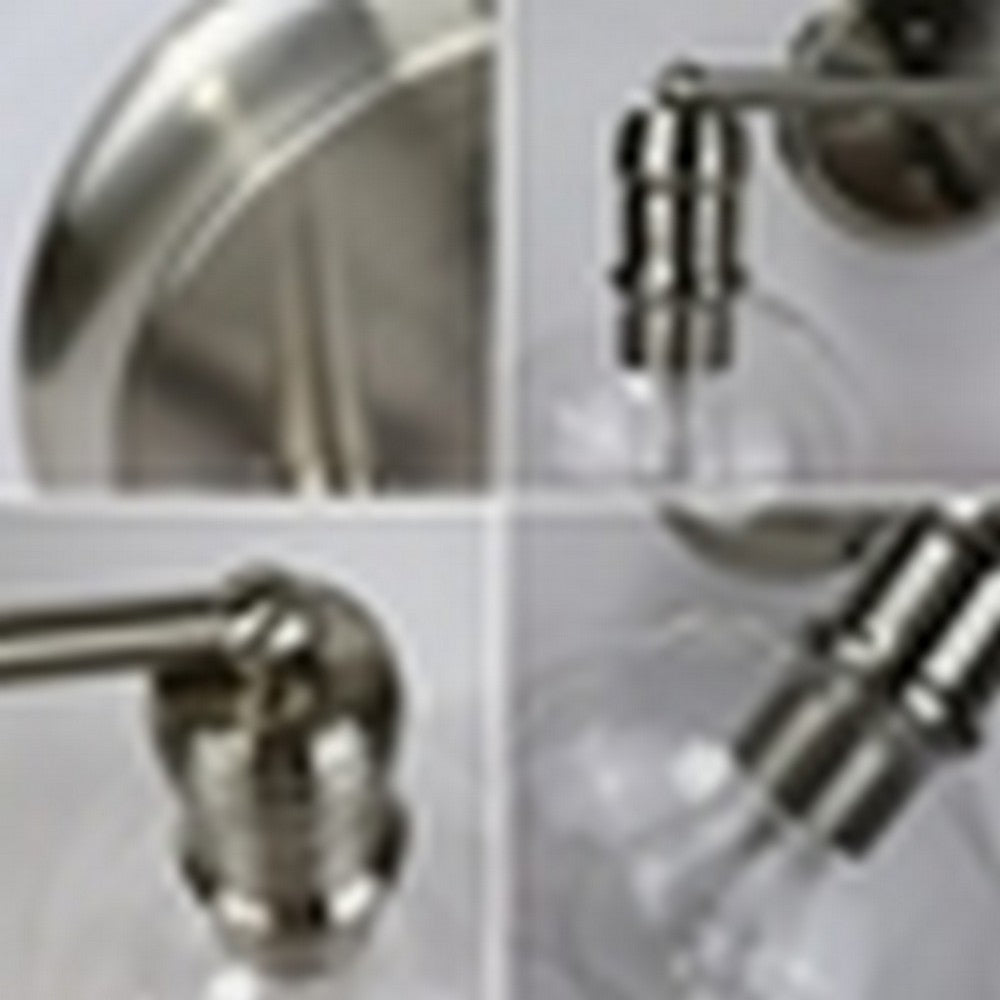 CHLOE Lighting OXA Transitional 2 Light Brushed Nickel Vanity Bathlight 14’’ Wide CHL-CH6S001BN14-BL2