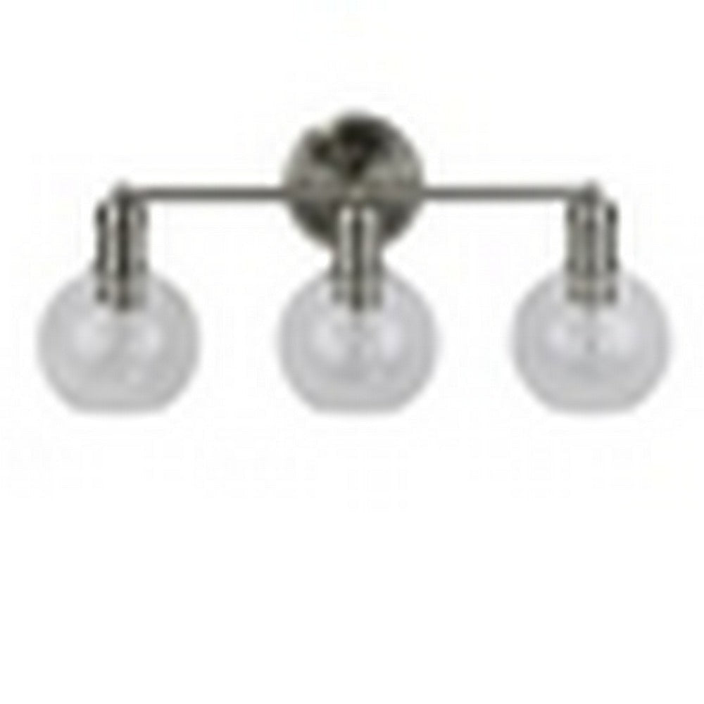CHLOE Lighting OXA Transitional 3 Light Brushed Nickel Vanity Bathlight 22’’ Wide CHL-CH6S001BN22-BL3