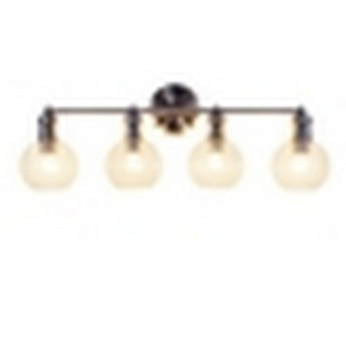 CHLOE Lighting OXA Transitional 4 Light Brushed Nickel Vanity Bathlight 30" Wide