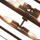 CHLOE Lighting PEPPER Transitional 6 Light Matt Black Finish Hanging Ceiling Pendant 15’’ Wide CHL-CH6S803RB15-UP6
