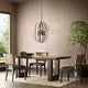 CHLOE Lighting PEPPER Transitional 6 Light Matt Black Finish Hanging Ceiling Pendant 15’’ Wide CHL-CH6S803RB15-UP6
