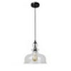 CHLOE Lighting TILIAN Transitional 1 Light Matt Black Ceiling Pendant 12’’ Wide CHL-CH6S804BK12-DP1