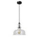 CHLOE Lighting TILIAN Transitional 1 Light Matt Black Ceiling Pendant 12’’ Wide CHL-CH6S804BK12-DP1