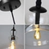 CHLOE Lighting TILIAN Transitional 1 Light Matt Black Ceiling Pendant 12’’ Wide CHL-CH6S804BK12-DP1