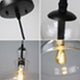 CHLOE Lighting TILIAN Transitional 1 Light Matt Black Ceiling Pendant 12’’ Wide CHL-CH6S804BK12-DP1
