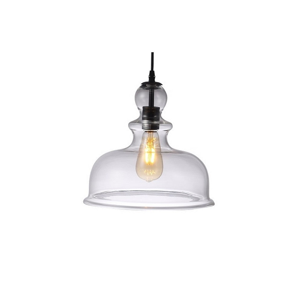 CHLOE Lighting TILIAN Transitional 1 Light Oil Rubbed Bronze Ceiling Pendant 12’’ Wide CHL-CH6S804RB12-DP1
