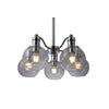 CHLOE Lighting WACIAN Transitional 5 Light Chrome Hanging Chandelier 18’’ Wide CHL-CH6S901CM18-DC5
