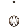 Lighting IRONCLAD Industrial 6 Light Bronze Ceiling Pendant 18’’ Wide CHL-CH7D009BZ18-UP6
