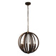 Lighting IRONCLAD Industrial 6 Light Bronze Ceiling Pendant 18’’ Wide CHL-CH7D009BZ18-UP6