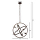 Lighting IRONCLAD Industrial 6 Light Oil Rubbed Bronze Ceiling Pendant 20’’ Wide CHL-CH7D033RB20-UP6