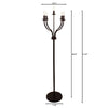 Lighting IRONCLAD Industrial 5 light Rubbed Bronze Floor Lamp 18’’ Wide CHL-CH7H012RB18-FL5