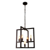 Lighting IRONCLAD Farmhouse 5 Light Oil Rubbed Bronze Ceiling Pendant 18’’ Wide CHL-CH7H026RB18-UP5
