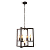 Lighting IRONCLAD Farmhouse 5 Light Oil Rubbed Bronze Ceiling Pendant 18" Wide