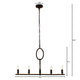 Lighting IRONCLAD Farmhouse 5 Light Oil Rubbed Bronze Ceiling Pendant 22’’ Wide CHL-CH7H077RB22-UP5