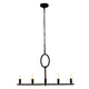 Lighting IRONCLAD Farmhouse 5 Light Oil Rubbed Bronze Ceiling Pendant 22" Wide