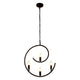 Lighting IRONCLAD Farmhouse 4 Light Oil Rubbed Bronze Ceiling Pendant 20" Wide