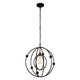 Lighting IRONCLAD Farmhouse 1 Light Oil Rubbed Bronze Ceiling Pendant 18’’ Wide CHL-CH7H080RB18-DP1