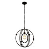 Lighting IRONCLAD Farmhouse 1 Light Oil Rubbed Bronze Ceiling Pendant 18’’ Wide CHL-CH7H080RB18-DP1