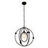 Lighting IRONCLAD Farmhouse 1 Light Oil Rubbed Bronze Ceiling Pendant 18’’ Wide CHL-CH7H080RB18-DP1