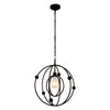 Lighting IRONCLAD Farmhouse 1 Light Oil Rubbed Bronze Ceiling Pendant 18" Wide