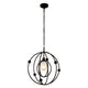 Lighting IRONCLAD Farmhouse 1 Light Oil Rubbed Bronze Ceiling Pendant 18" Wide