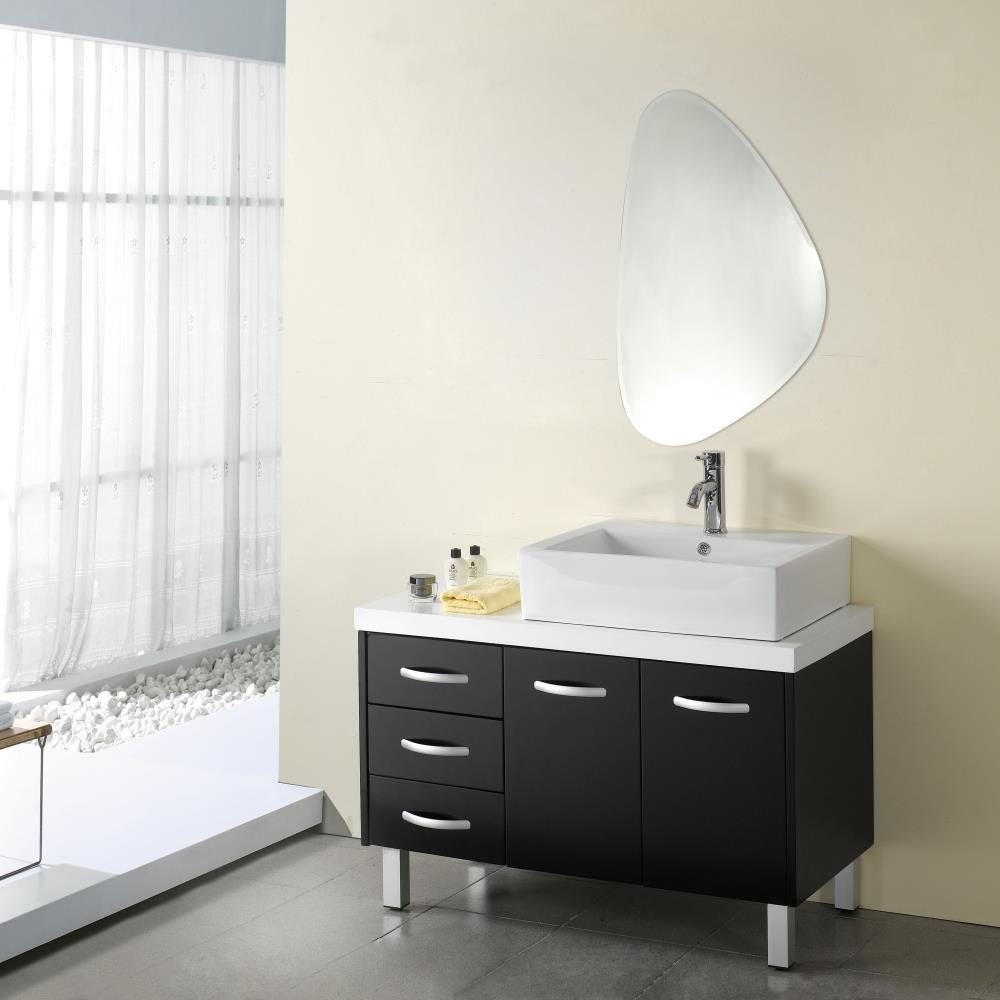 Lighting LYZETH Large Frameless Wall Mirror 24x39 CHL-CH7M001SL24-FIR