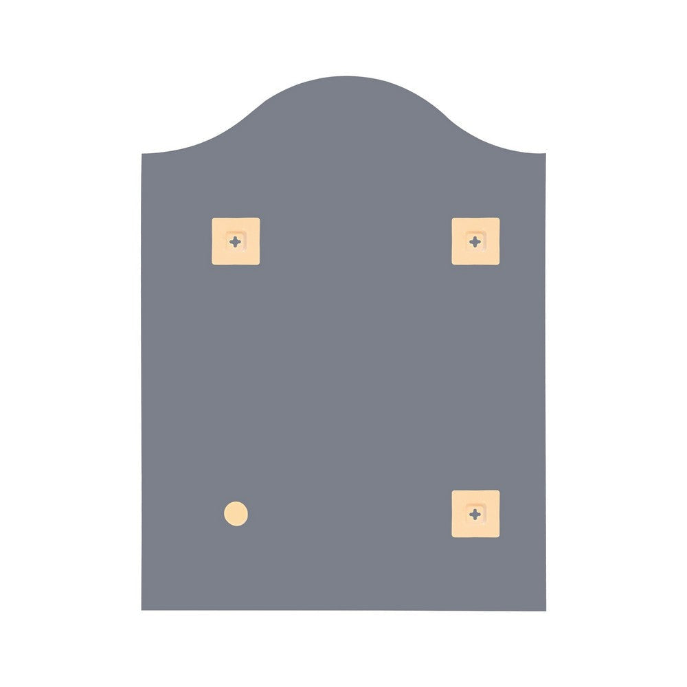 Chloe’S Reflection Verical/Horizontal Hanging Arched-Shaped Frameless Wall Mirror 32’’ Height CHL-CH7M002SV32-VRT