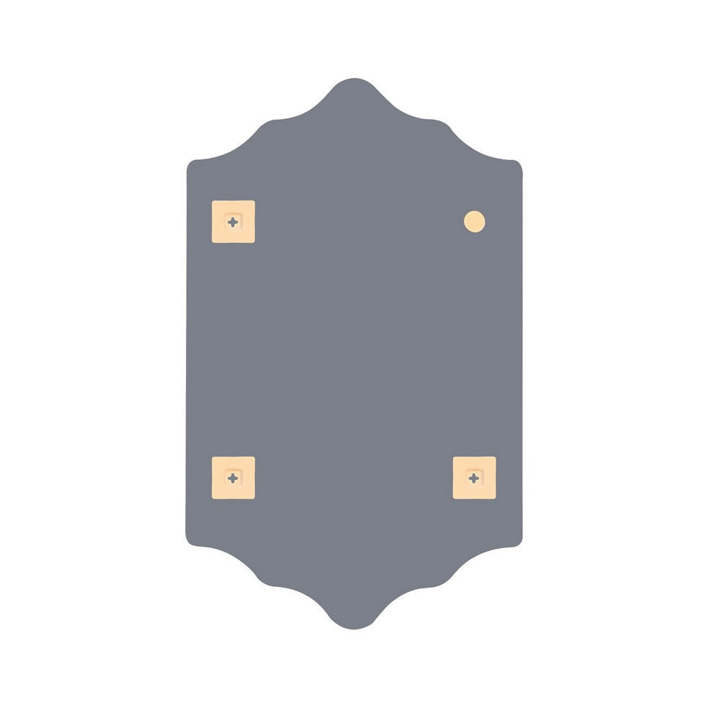 Chloe’S Reflection Verical/Horizontal Hanging Novelty Shaped Frameless Wall Mirror 35’’ Height CHL-CH7M006SV35-VRT