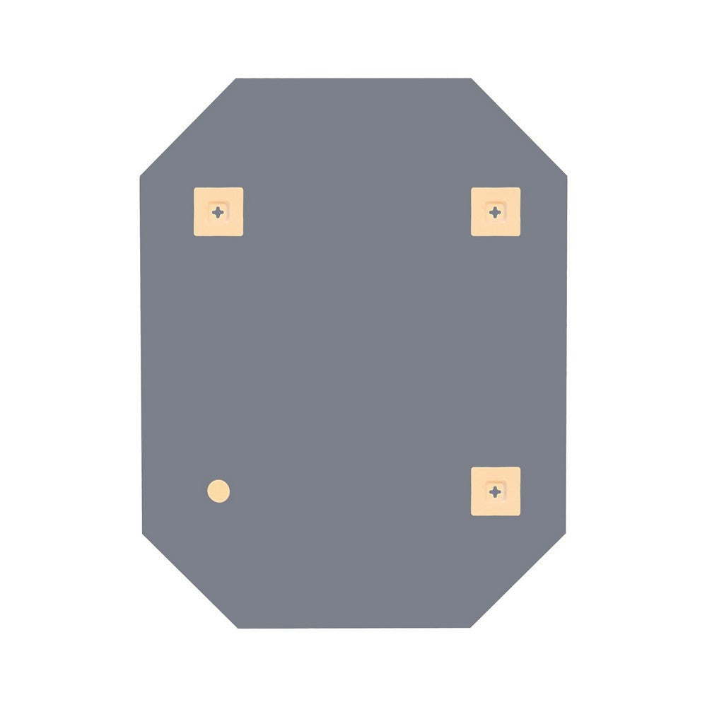 Chloe’S Reflection Verical/Horizontal Hanging Rectangular-Octagon Frameless Wall Mirror 32’’ Height CHL-CH7M008SV32-VOT