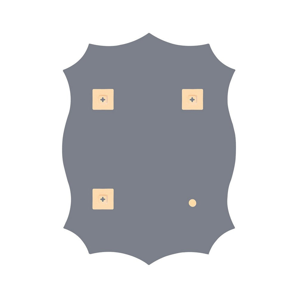 Chloe’S Reflection Verical/Horizontal Hanging Novelty Shaped Frameless Wall Mirror 32’’ Height CHL-CH7M009SV32-VRT