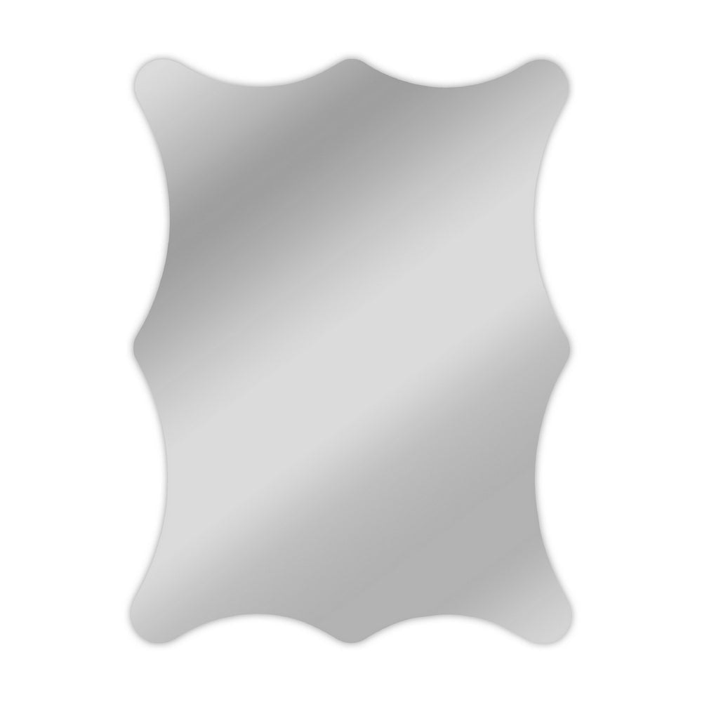 Chloe'S Reflection Verical/Horizontal Hanging Rectangle Shaped Frameless Wall Mirror 32" Height