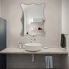 Chloe'S Reflection Verical/Horizontal Hanging Rectangle Shaped Frameless Wall Mirror 32" Height